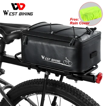ZÁPAD BICYKLOCH Bike Trunk Bag 4L Nepremokavé, Reflexné MTB Elektrické Cyklistické tašky Cestovné Batožiny Dopravca Cyklistické Sedadlo Sedlo Kufre