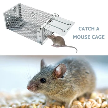 Mouse Trap Kovové Klietky Myší Hlodavce Potkanov Catcher Kontrolu Škodcov, Výrobky Záhrada, Vonkajšie Domácnosti Gadgets Opakovane Mouse Trap Klietky