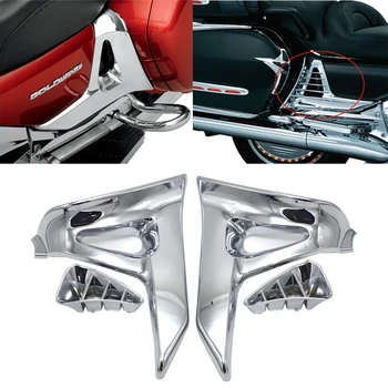Pre Honda GoldWing GL 1800 GL1800 Chrome Vľavo, Vpravo Motocykel Časti Upravený príslušenstvo Chrome Trojuholník Kryt