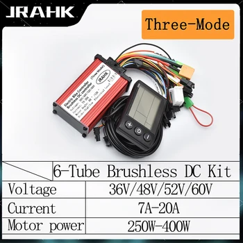 JRAHK Elektrický Skúter ovládač S LCD Displejom E-Bike Striedavé Motory 24V-36V-48V 250W-400W Pre Cyklistické Doplnky