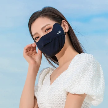 OhSunny Nové pleťové Masky Letné Vonkajšie Anti-UV Ochrana proti Slnku Rýchle Suché Otvoriť Nos Priedušná Chladenie Textílie Pevný Štít na Tvár