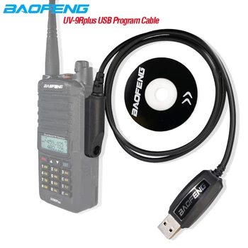 BaoFeng Pôvodné Nepremokavé CD UV-XR UV-9R UV-5S Firmware Programovanie USB Kábel Pre BF-UV9R BF-A58 BF-9700 Walkie Talkie