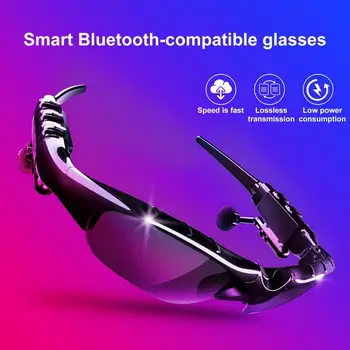 Inteligentné Okuliare BT5.0 Bezdrôtové Slúchadlá Odolná proti UV žiareniu HiFi Bezdrôtová slnečné Okuliare Bluetooth-kompatibilné Slúchadlá Audio slnečné Okuliare