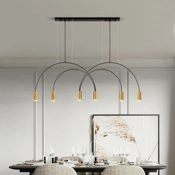 Nordic Stropný Luster Lampa Jedáleň Moderné Luxusné Prívesok Svetlo Obývacia Izba Domova Vnútorné Osvetlenie Lampara Techo