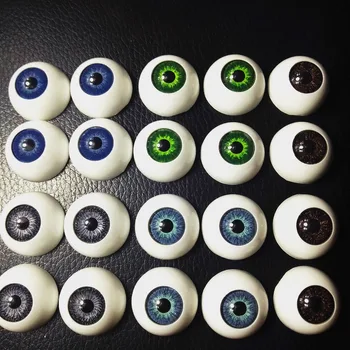 10 Párov/Veľa 22 mm Akryl Doll Eyes Mix 5 Farieb Oči Plastové Doll Eyes pre Hračky Reborn Bábiky,Módne Bábiky, Príslušenstvo urob si sám