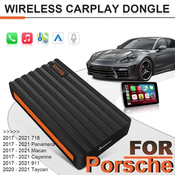 Vrriis Bezdrôtový Apple CarPlay Adaptér pre Porsche Taycan Panamera Cayenne Macan 718 911 Auto Play Aktivátor USB Dongle Iphone