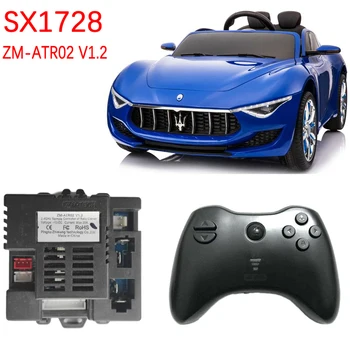 HLX/SM1728 ZM-ATR02 V1.2 Rideable detské elektrické autíčka 2.4 G Bluetooth diaľkové ovládanie prijímača cez hladký štart funkcia