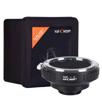 K&F Koncept adaptér objektívu krúžok Pre Nikon F Šošovky C Mount Kamery Adaptér