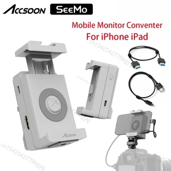 Accsoon SeeMo HDMI Smartphone iOS Video Capture Adaptér Pre iPad, iPhone 14 Pro Max Monitorovanie, Nahrávanie, Vysielanie Zdieľania
