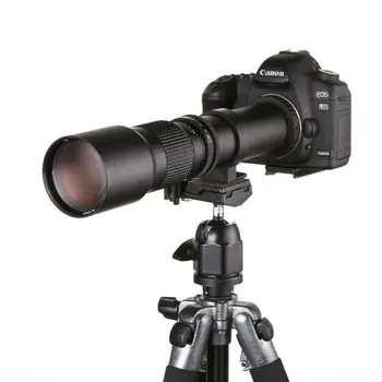Jintu 500mm f/8.0 Teleobjektív Manuálny Objektív pre Canon EOS 100D 200D 1100D 1200D 1300D 7DII 6DII 550D 650D 750D 800D 77D Fotoaparát