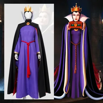 Anime Queen ' s Mirror Cosplay Kostým Zlo-queen Jednotné Oblečenie Biela Kráľovná Halloween Kostýmy