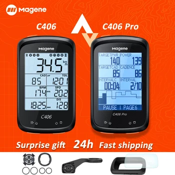 Magene C406 Cyklistický GPS Počítač C406 Pro MTB, Road Cyklus Smart Wireless Nepremokavé Rýchlomer Požičovňa počítadlo kilometrov Stra
