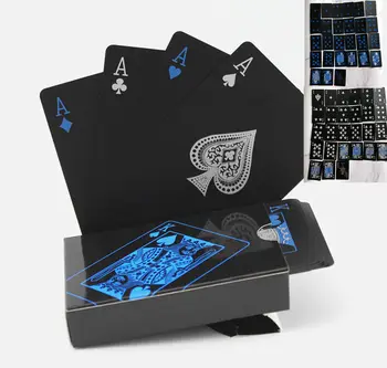 Sada Kariet(54 KS) Nepremokavé PVC Hracie Karty pre Stolové Hry Magic Poker, Solitaire