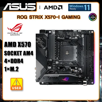 X570 AM4 základná Doska pre Ryzen 5 5600X Cpu, Asus ROG STRIX X570-I HERNÉ DDR4 64GB PCI-E 4.0 M. 2 SATA III, USB 3.2 HDMI Mini-ITX