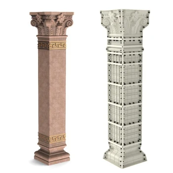 Vonkajšie námestie kolo cementu tvarovanie dizajn plastové formy stĺpec konkrétne roman pilier plesne na výstavbe pilierov