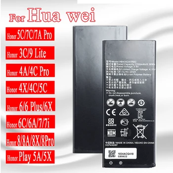 Batériu Pre Huawei Honor 3C 4A 4C 4X 5C 5A 5X 6 6A 6C 6X 7 7A 7C 7X 7i 7 8 8A 8S 8X 8C 9 9I 10 Hrať (lite/pro/plus) Batérie