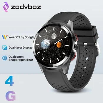 Vstavaný GPS 4G smart hodinky podporu Odpovedať na SMS AMOLED 454*454 full screen dotknite sa položky smartwatch 1G+16 G RAM pre Bluetooth slúchadlá