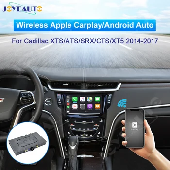 JoyeAuto Bezdrôtový Apple CarPlay pre Cadillac ATS CTS XT5 XTS SRX roky 2013-2017 Android Auto Auto Play USB Rádio Fotoaparáty GPS Zrkadlenie