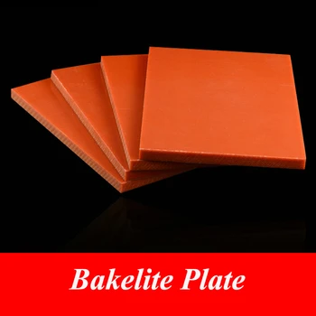 3/5/8/10 mm Bakelite List Bakelite Doska Doska Elektrostatické Prevencie Izolované Panely pre DIY 100x100mm 100x150mm 200x200mm