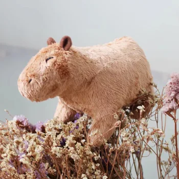 Capybara Simulácie Zvieracích Plyšové Hračky Kawaii Vypchaté Zvieratá Plyšové Capybara Bábiky pre Dievčatá Chlapci Narodeniny Christams Darček