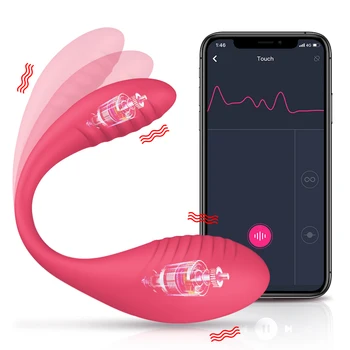 Novú APLIKÁCIU Diaľkové Ovládanie Bluetooth Pošvy Gule Vibrátory pre Ženy Bezdrôtový Vibračné Vajíčka Dildo Vibrátor Ženské Nohavičky Sexuálne Hračky
