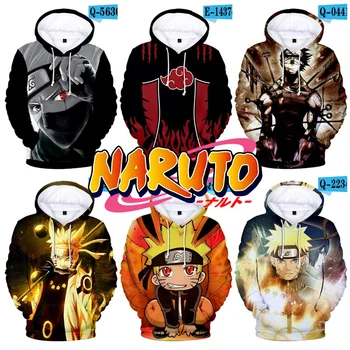 Uzumaki Naruto, Mikiny Fleece Mikiny Nadrozmerné Kapucňou Tenké Teplé Sharingan Akatsuki Bunda Mužov Osobnosti Vrchné Oblečenie Kabát