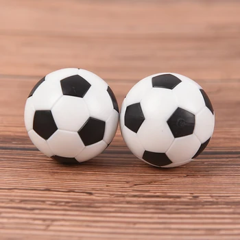 2 ks 32mm Čiernej A Bielej Živice stolný futbal Stolný Futbal Stolný Loptu Futbalové Lopty Dieťa Nohy Fussball