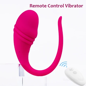Bezdrôtové Diaľkové Ovládanie Výkonné Vibračné Vajíčko Ženy Vibrátor G-Spot Masáž Klitorisu Stimulátor Sexuálne Hračky Pre Dospelých Žien Tovaru