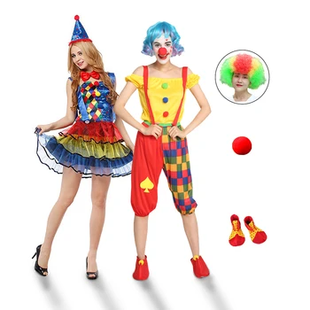 Ženy pre Dospelých Oblečenie, Kostýmy Zábavné Halloween Cirkus Naughty Jednotné Maškarný Kostým súťaž: Cosplay pre Klaun Kostým