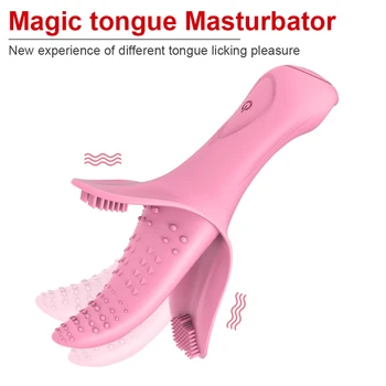 3 Šokujúce Bod Vibrátor Jazyk Lízanie Sexuálne Hračky Pošvy Stimulátor G-bodu Masáž Klitorisu Žena Masturbator Dospelých Sex Produkt